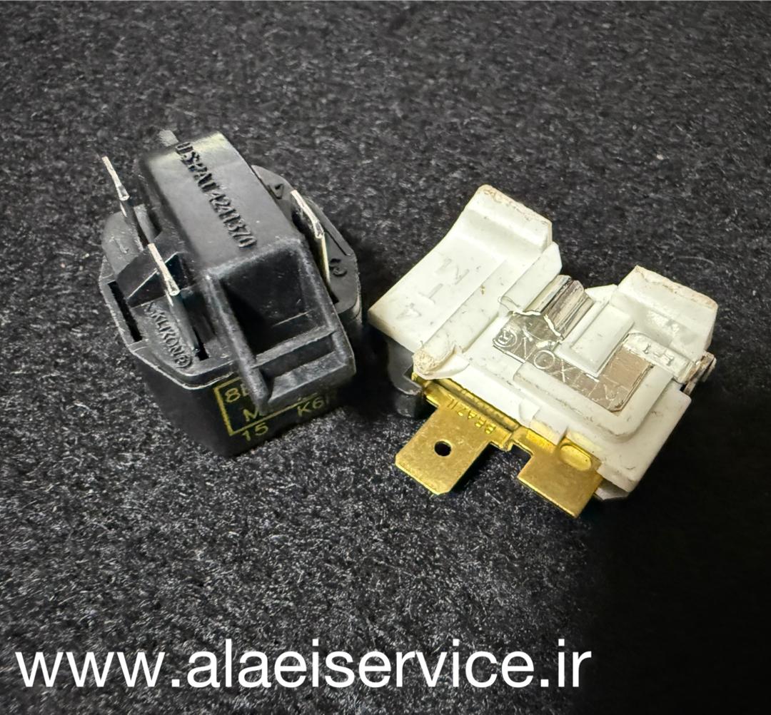 رله و اورلد کمپرسور یخچال